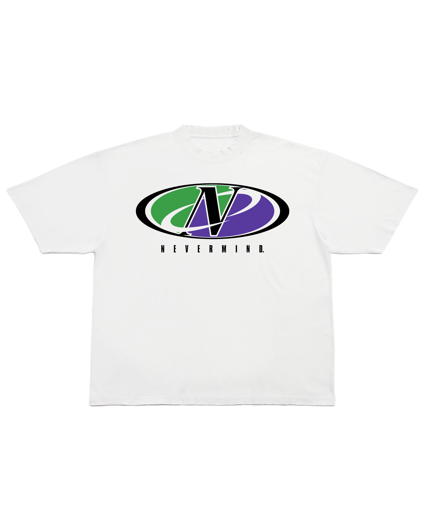 sporty logo tee [wide & cropped]